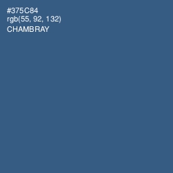 #375C84 - Chambray Color Image