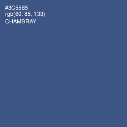 #3C5585 - Chambray Color Image