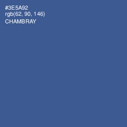#3E5A92 - Chambray Color Image