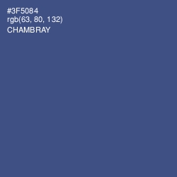 #3F5084 - Chambray Color Image