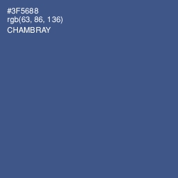 #3F5688 - Chambray Color Image