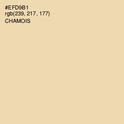 #EFD9B1 - Chamois Color Image