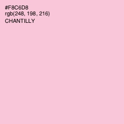#F8C6D8 - Chantilly Color Image
