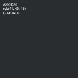 #292D30 - Charade Color Image