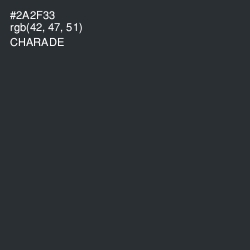#2A2F33 - Charade Color Image