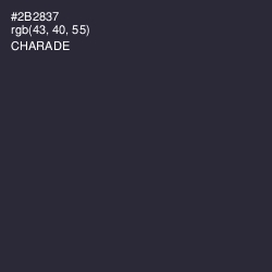 #2B2837 - Charade Color Image