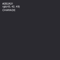 #2B2A31 - Charade Color Image