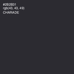 #2B2B31 - Charade Color Image