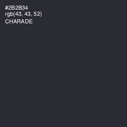 #2B2B34 - Charade Color Image