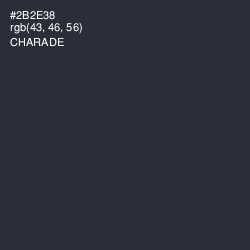 #2B2E38 - Charade Color Image
