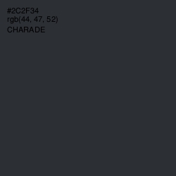#2C2F34 - Charade Color Image