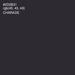 #2D2B31 - Charade Color Image