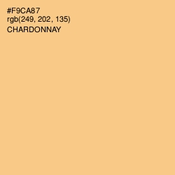 #F9CA87 - Chardonnay Color Image