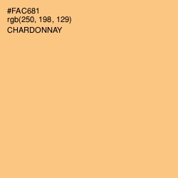 #FAC681 - Chardonnay Color Image