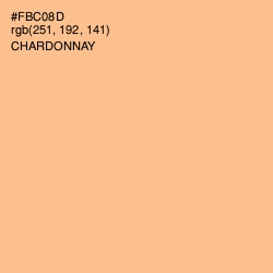 #FBC08D - Chardonnay Color Image