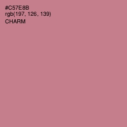 #C57E8B - Charm Color Image