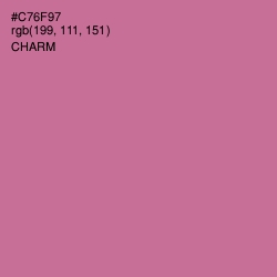 #C76F97 - Charm Color Image