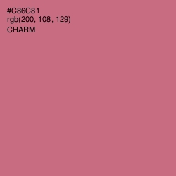 #C86C81 - Charm Color Image