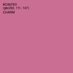 #CA6F93 - Charm Color Image