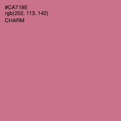 #CA718E - Charm Color Image