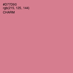#D77D90 - Charm Color Image