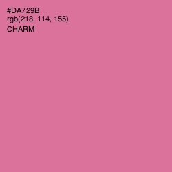 #DA729B - Charm Color Image