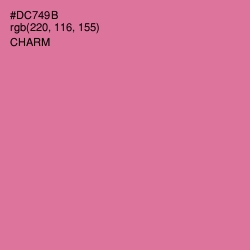 #DC749B - Charm Color Image