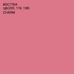 #DC778A - Charm Color Image