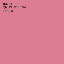 #DD7D91 - Charm Color Image