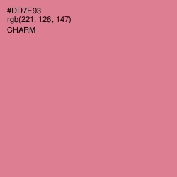 #DD7E93 - Charm Color Image