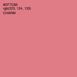 #DF7C85 - Charm Color Image