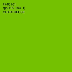 #74C101 - Chartreuse Color Image