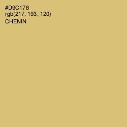 #D9C178 - Chenin Color Image
