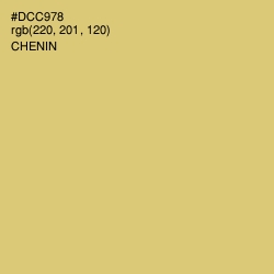 #DCC978 - Chenin Color Image