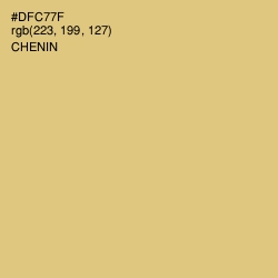 #DFC77F - Chenin Color Image