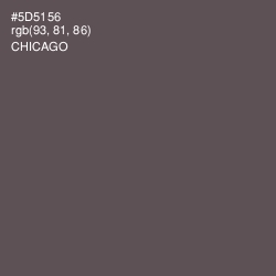 #5D5156 - Chicago Color Image