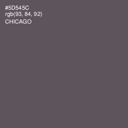 #5D545C - Chicago Color Image