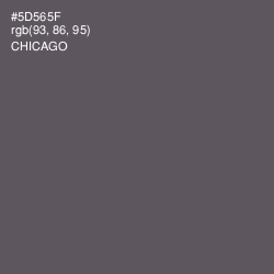 #5D565F - Chicago Color Image