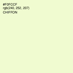 #F0FCCF - Chiffon Color Image