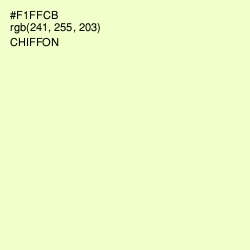 #F1FFCB - Chiffon Color Image