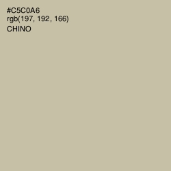 #C5C0A6 - Chino Color Image