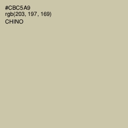 #CBC5A9 - Chino Color Image