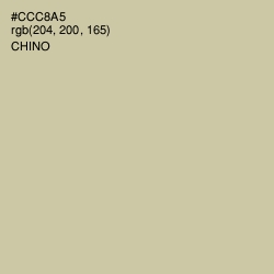 #CCC8A5 - Chino Color Image