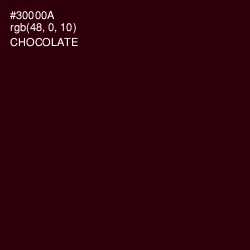 #30000A - Chocolate Color Image
