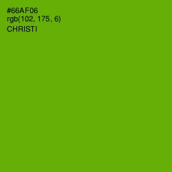 #66AF06 - Christi Color Image