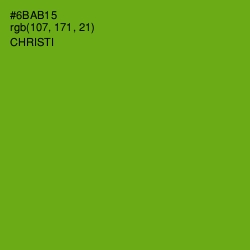 #6BAB15 - Christi Color Image
