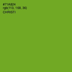 #71A824 - Christi Color Image