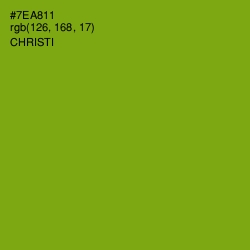 #7EA811 - Christi Color Image
