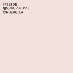 #F3E1DE - Cinderella Color Image