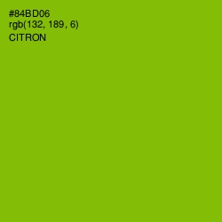 #84BD06 - Citron Color Image